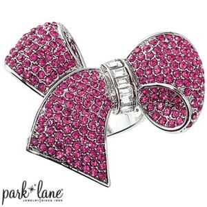 Park Lane Hope Bow Ring Pink